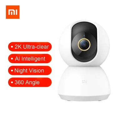 Xiaomi Mijia Smart Camera 2K 1296P 360 Angle WiFi Webcam Mi Home Baby Monitor Night Vision AI Human Detection Security Cameras