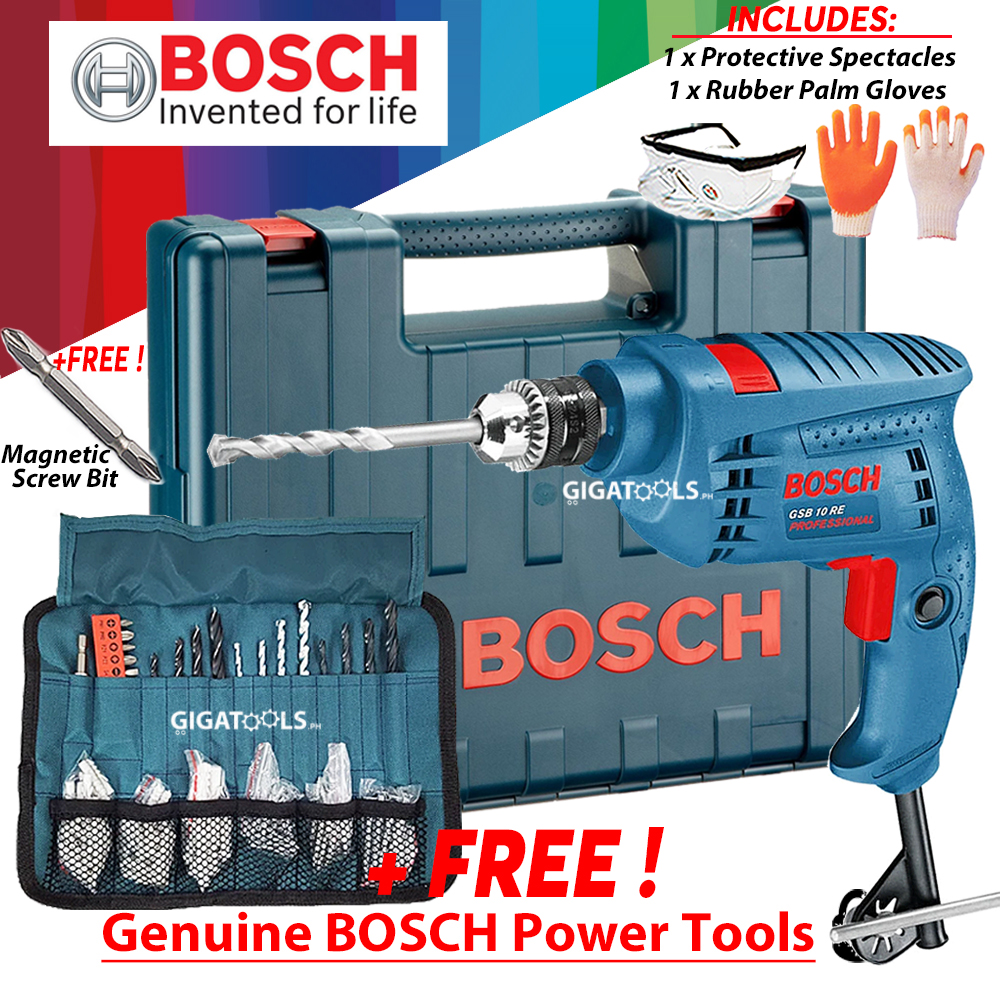 Bosch gsb 10 re drill online bits