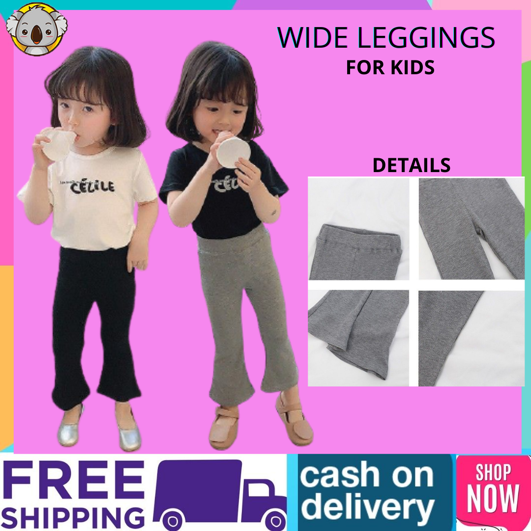 KIDS GIRLS baby bell bottom pants 2021 new spring and autumn thin section slim little girl