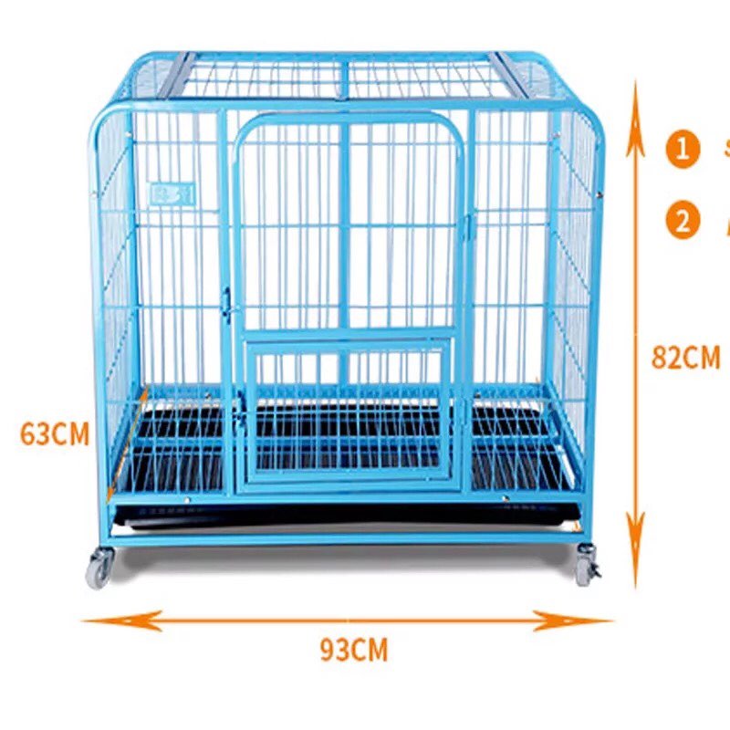 Foldable Metal Dog cage with wheels Lazada PH