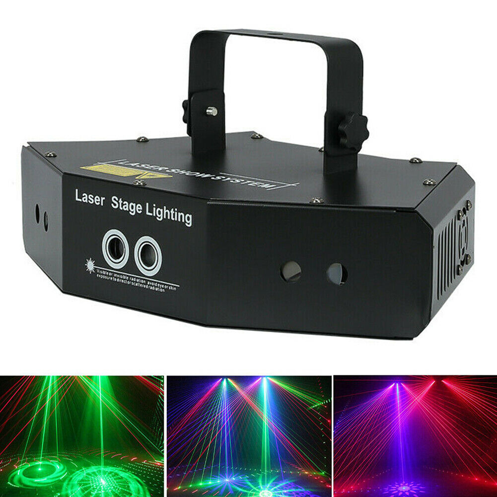 DJ Dance Bar Stage Lighting 6/9/15 Lens Scan Laser Light/RGB DMX Line