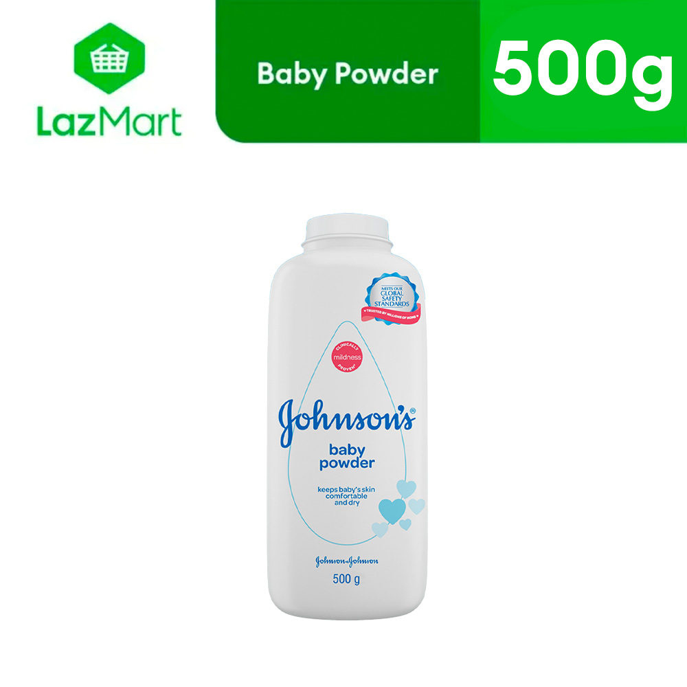 Johnsons Baby Powder 500g Sensitive Skin Baby Powder Clinically
