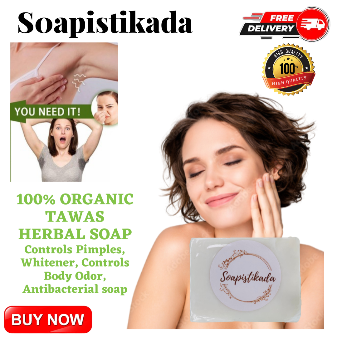 🔥 [100 ORGANIC TAWAS Herbal Soap] 10X UNDERARM WHITENING Whitens in
