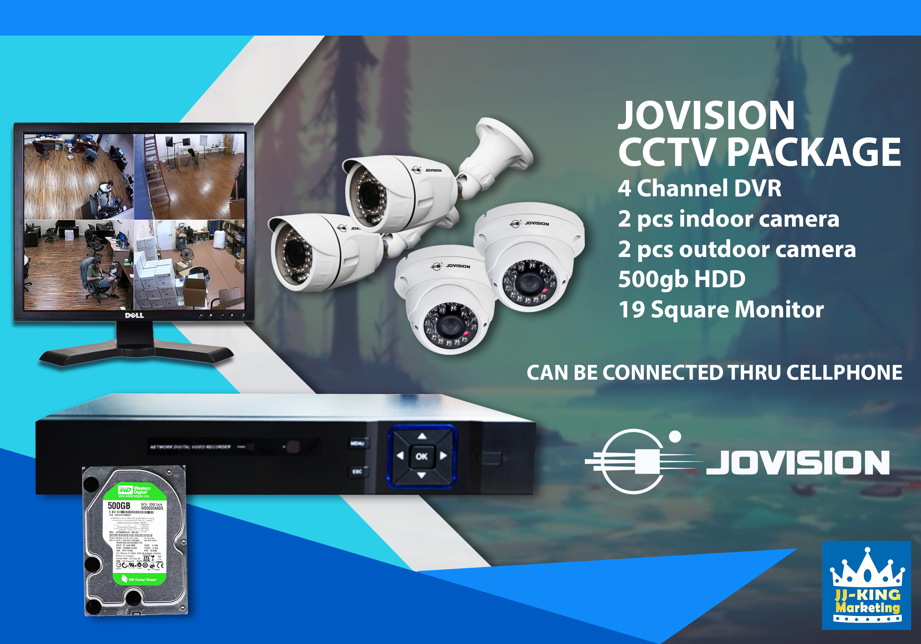cctv camera with monitor price