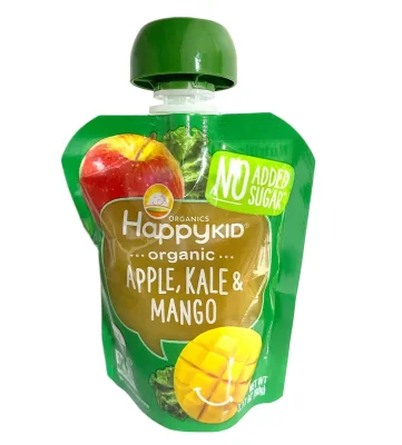 Happy Family Organics, Happy Kid, Organic Apple, Kale, & Mango, 3.17 oz (90 g)