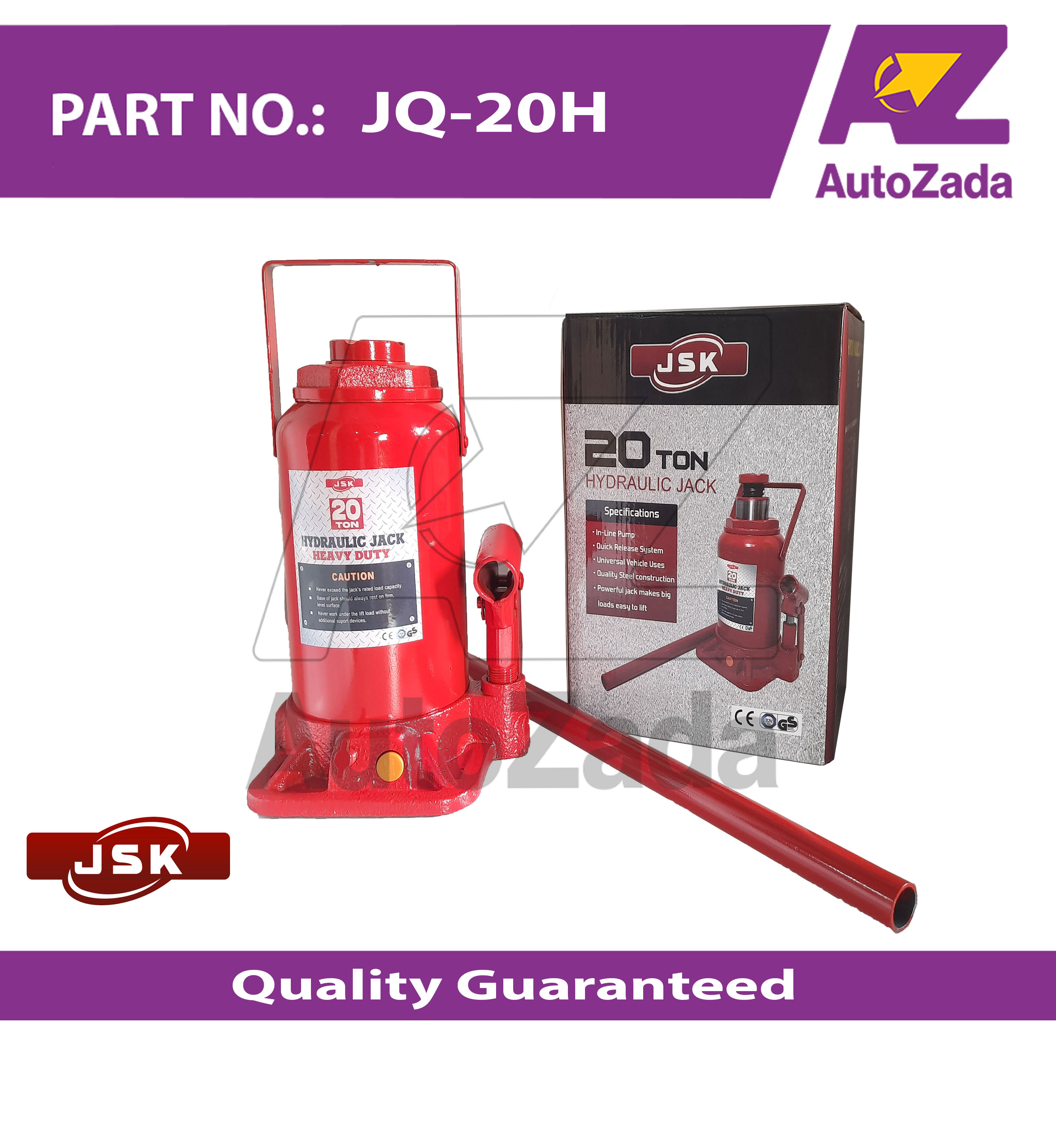 [TRUCK TOOLS] [HEAVY D.] "JSK" Hydraulic Jack Bottle Type (20 TON