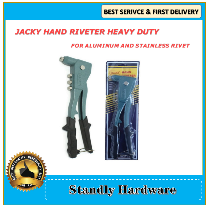 JACKY HAND RIVETER HEAVY DUTY FOR ALUMINUM AND STAINLESS RIVET Lazada PH