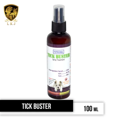Tick Buster (anti garapata, pulgas, at kuto) Fipronil Pet Spray Treatment 100 mL for dogs and cats, anti ticks, fleas, and lice