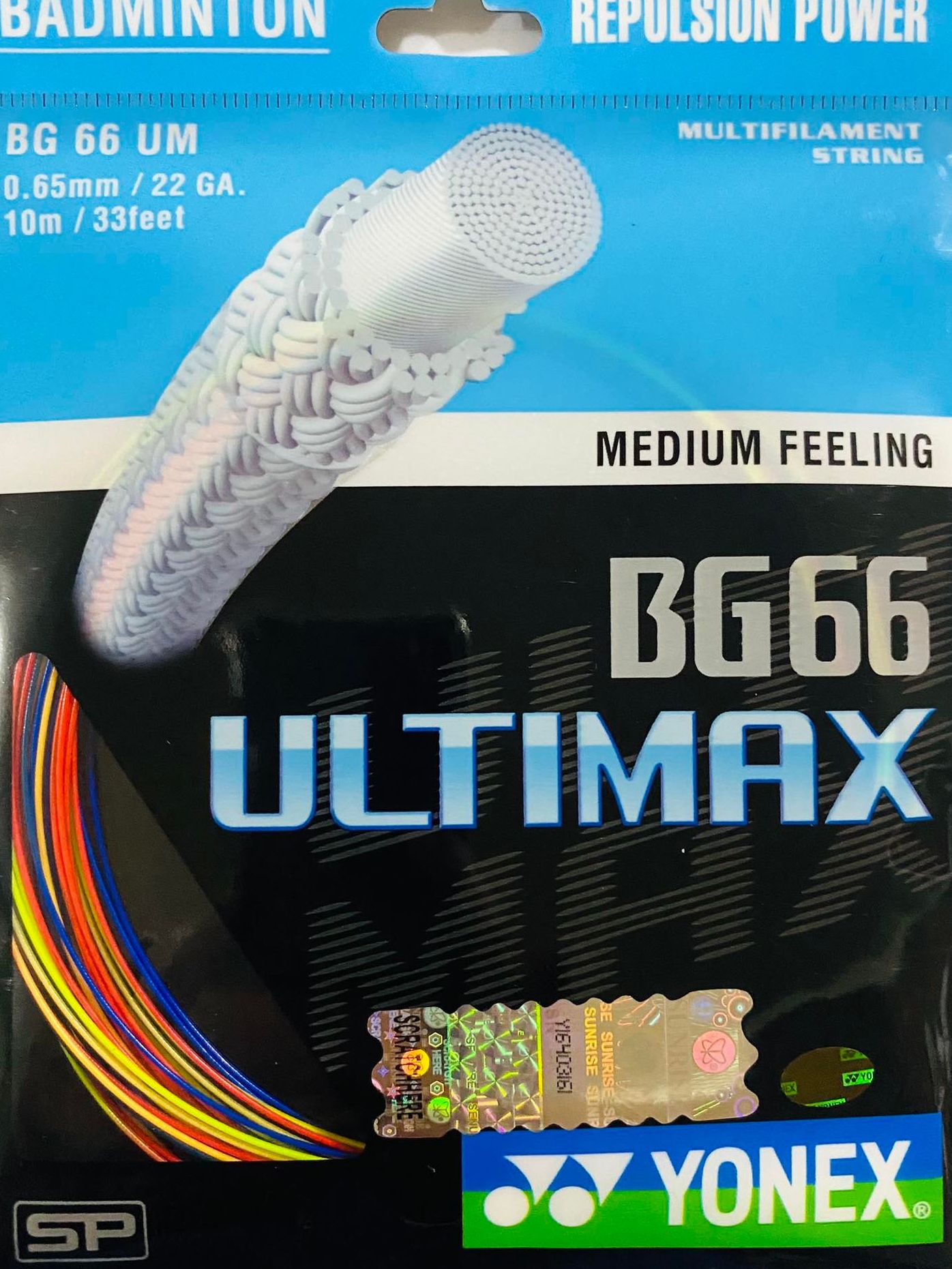 YONEX SUNRISE BG66 & ULTIMAX BADMINTON STRINGS ( COLORED ) Lazada PH