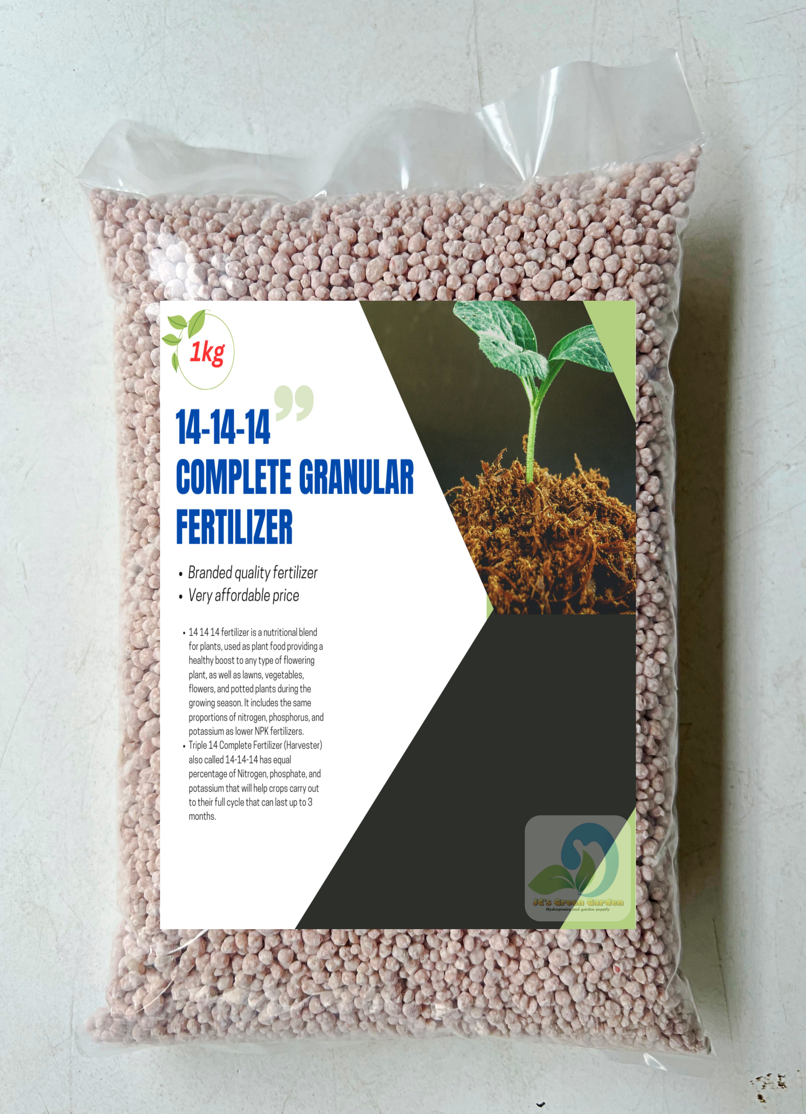 1 Kilo 14 14 14 Complete Granular Fertilizer Quality And Branded Fertilizer Lazada Ph