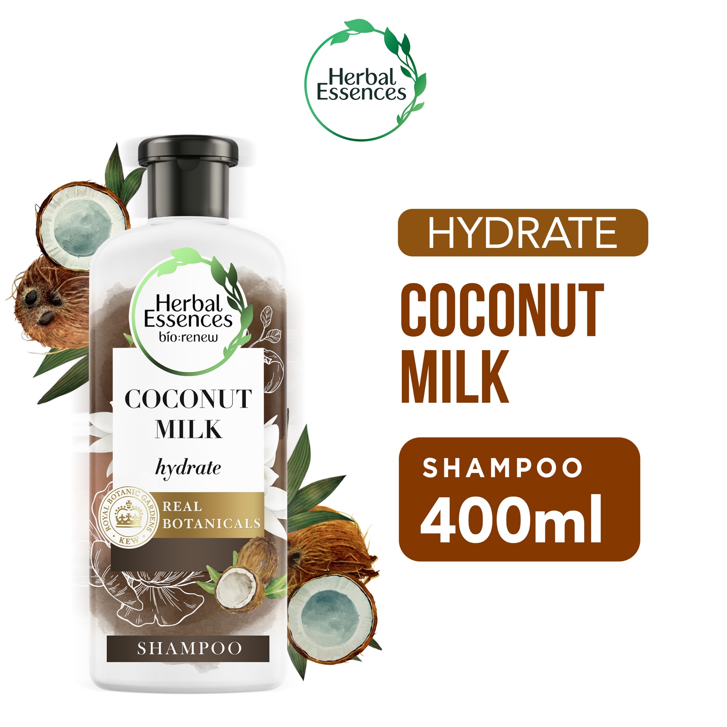 Herbal Essences Coconut Milk Shampoo 400ml [Hydrating]