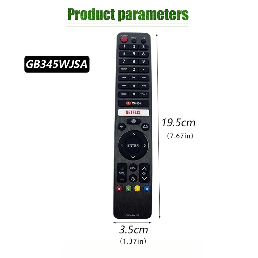 Telecomondo Universale Per TV Sharp Aquos SHW/RMC/0115 Con Netflix E YouTube