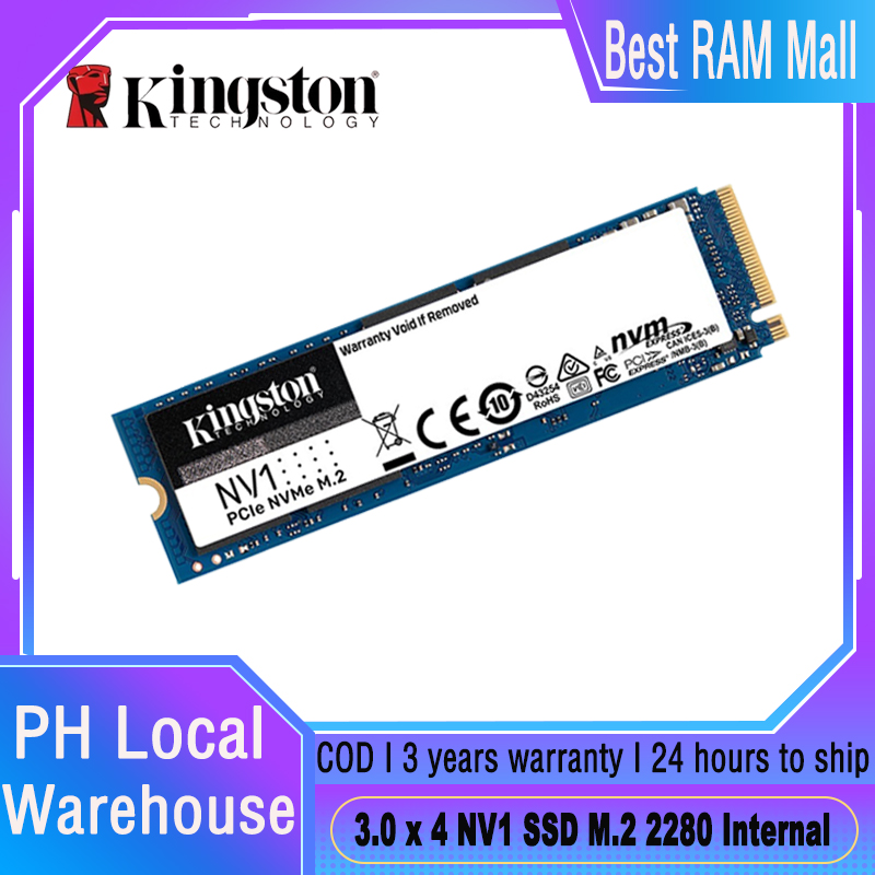【3 years warranty】Kingston NV1 M.2 SSD NVMe PCIe 250GB 500GB 1TB