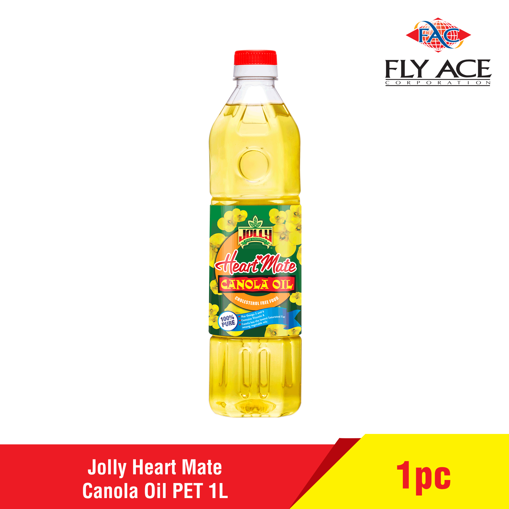 Jolly Heart Mate Canola Oil PET 1L Lazada PH