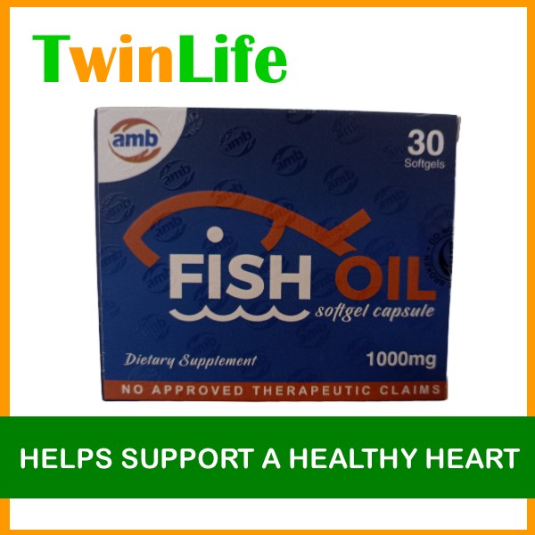 Fish Oil 1000mg Omega 3 Heart Disease Prevention (30 softgel) Lazada PH