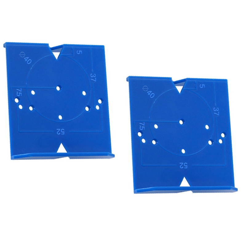 2Pcs Door Hinge Jig Mounting Jig Concealed Hinge Jig