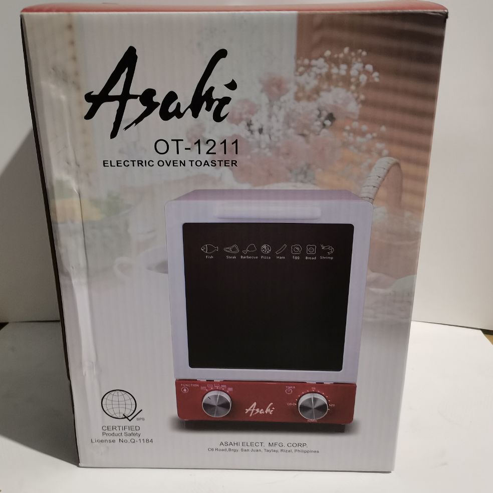 Asahi electric oven toaster OT1211 12 liters Lazada PH