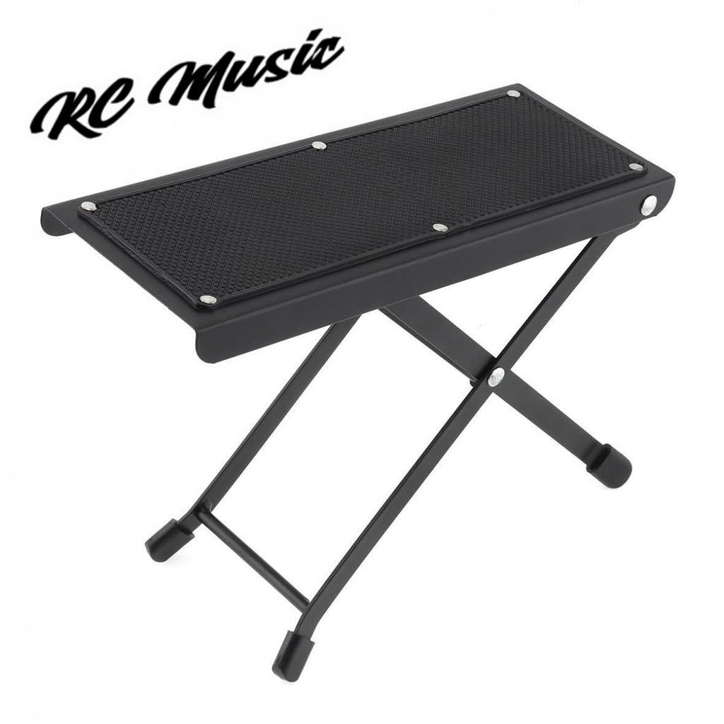 RC Music Universal Foldable Guitar Foot Rest Stool Stand Lazada PH
