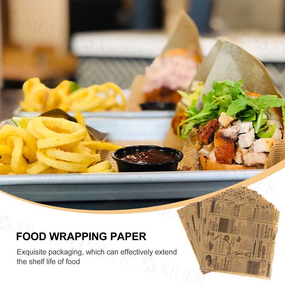 100 Pcs Fiesta Wax Paper for Food, Cinco De Mayo Wax Paper Sheets Deli Paper  Sandwich Wrap Candy Wraps, Waterproof Oil-proof Picnic Basket Liners with  Guitar Pattern for Kitchen Handmade Food(White) 