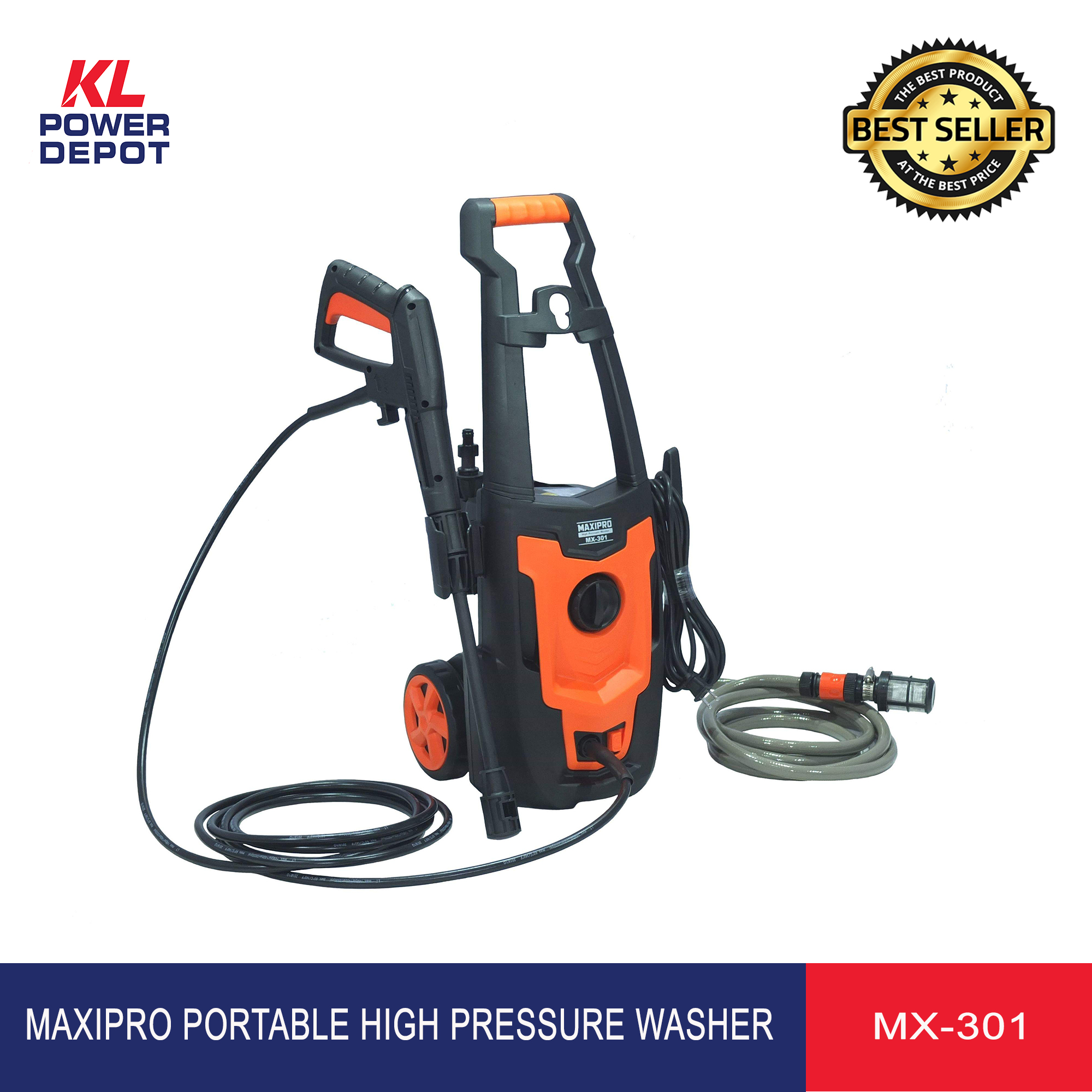 MAXIPRO Portable Pressure Washer MX301 Lazada PH