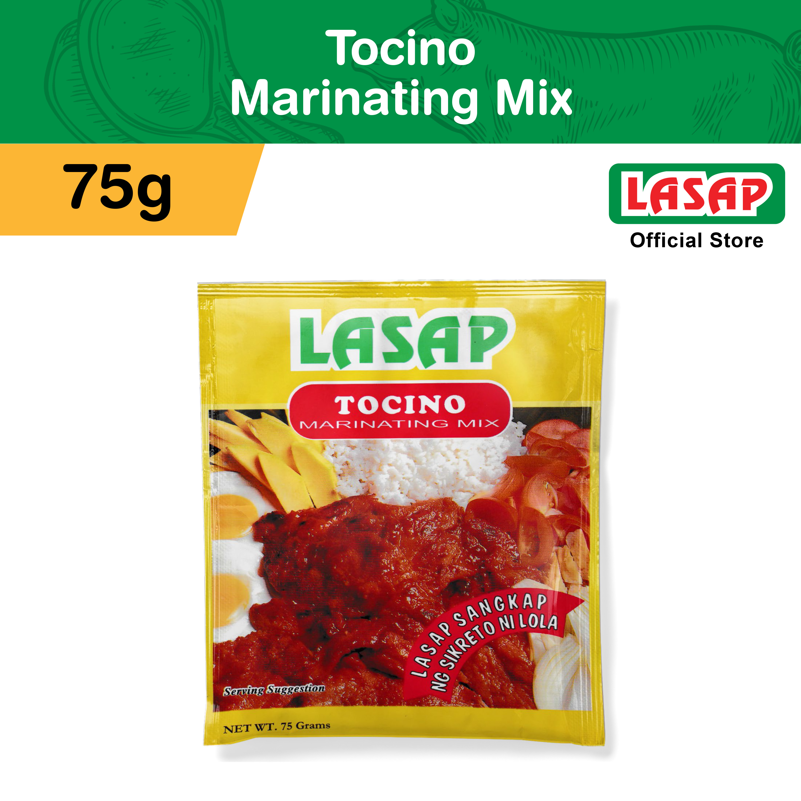 Lasap Tocino Marinating Mix 75g | Lazada PH