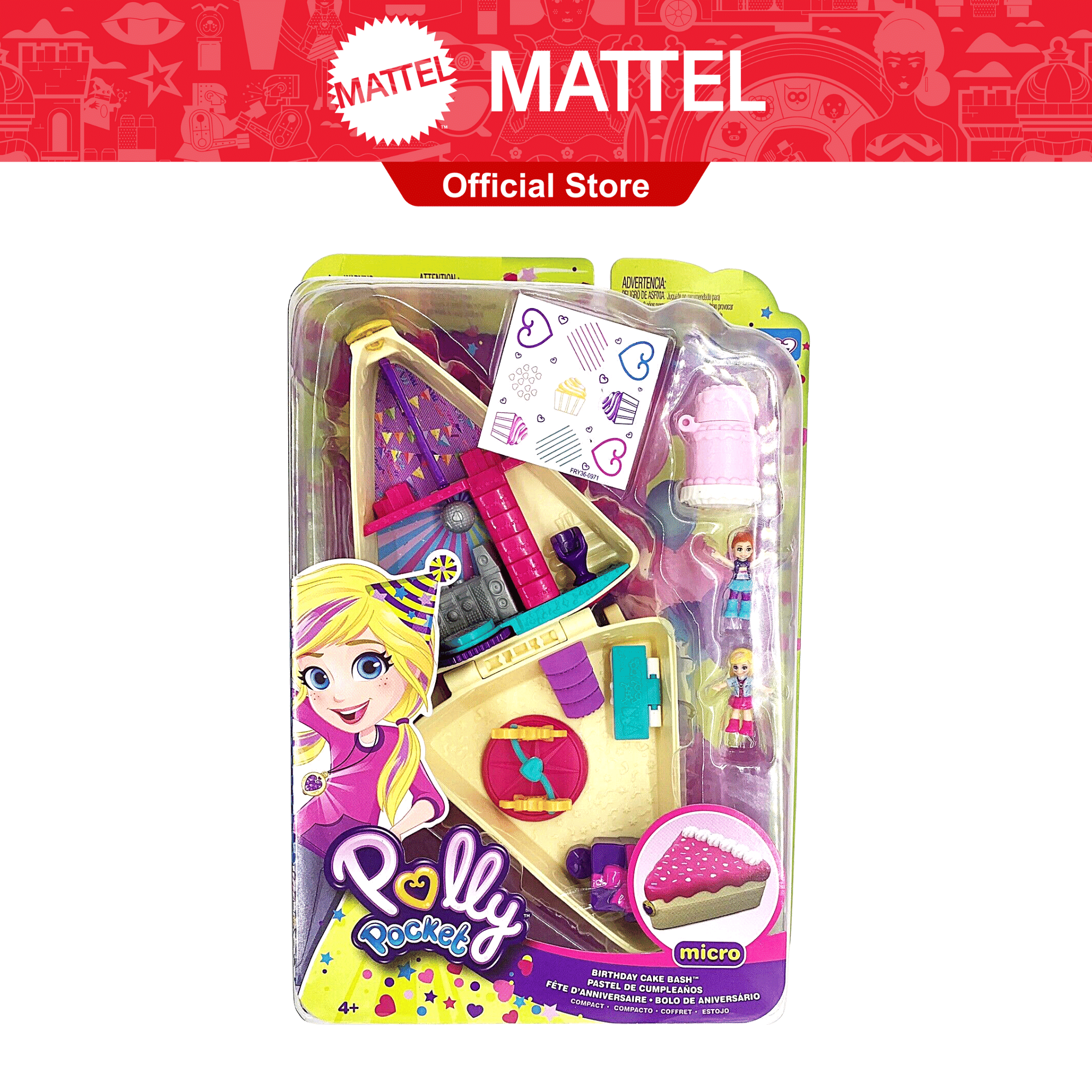 Polly Pocket Compact Tiny Pocket World Birthday Cake Bash Lazada Ph