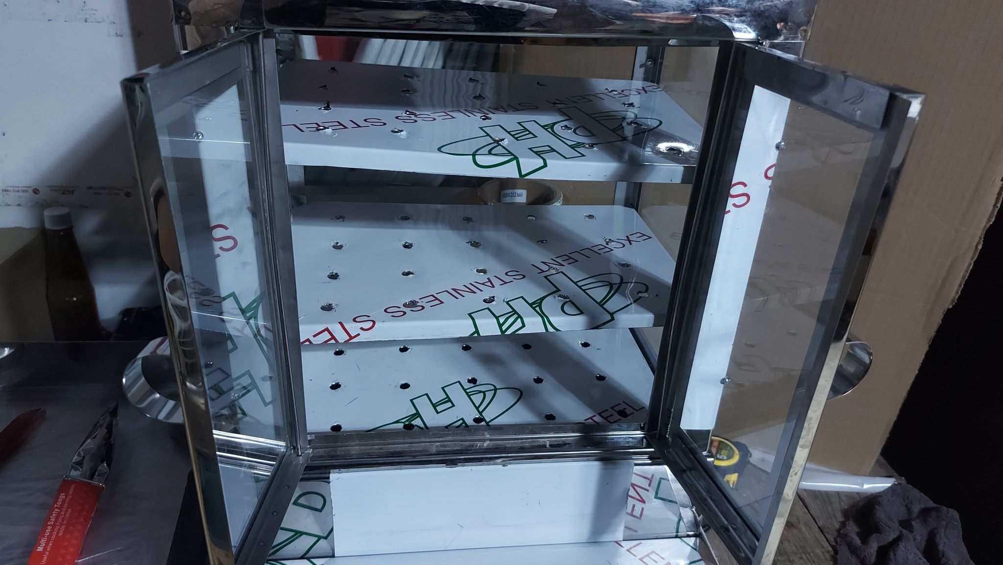 GAS TYPE 3IN1 NEGOSYO PACKAGE STAINLESS STEEL DEEP FRYER, BURGER