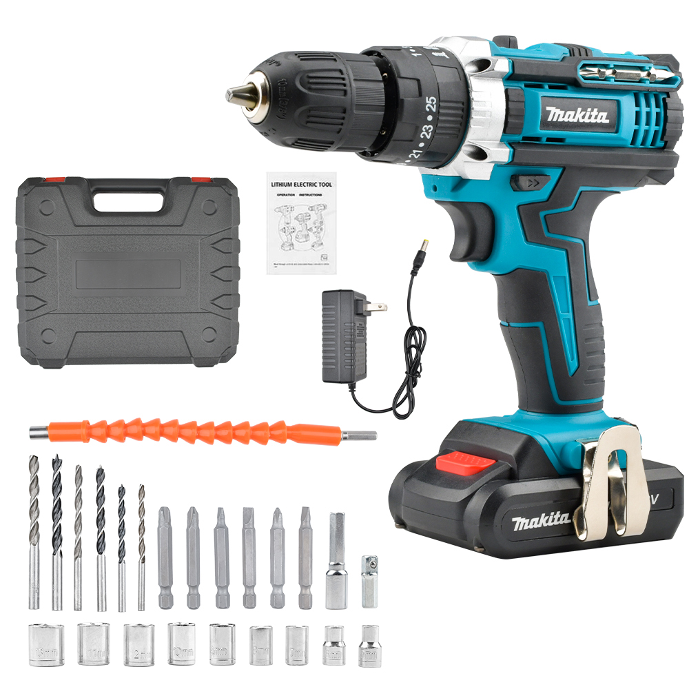 Makit.a 100 Original 148V Cordless Drill Electric drill set with LED