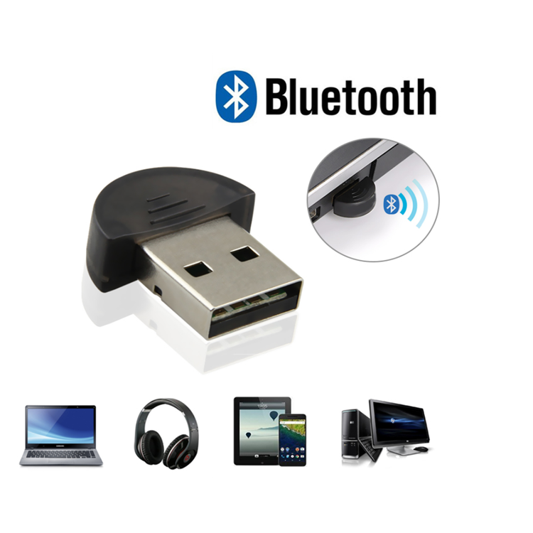 Wireless USB CSR Bluetooth Adapter V2.0 Bluetooth Dongle Mini USB 2.0 Dual  Mode Multi-Media Receiver Adapter Transmitter for Computer PC Laptop