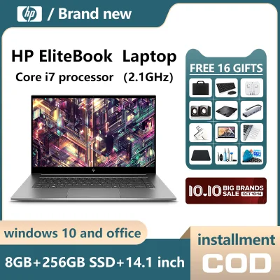 【COD】16 free gifts / laptop for sale brand new I laptop 840G1/820G1 I 14in I 4th generation processor I core i5 I 8GB memory I 256GB SSD I Built in HD camera I Suitable for business work + online education