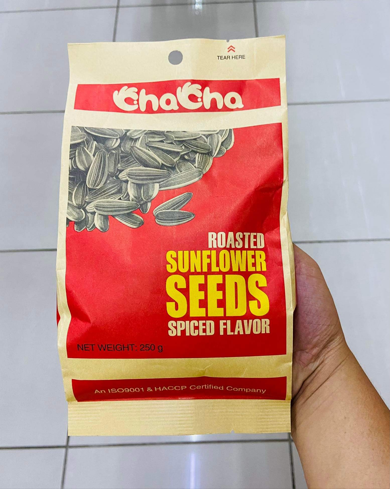 Chacha Roasted Sunflower Seeds Spiced Flavor 250g ️ Lazada PH