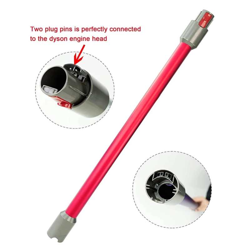 Quick Release Extension Wand Compatible for Dyson V7, V8, V10, V11, V15 Cordless Stick Vacuum