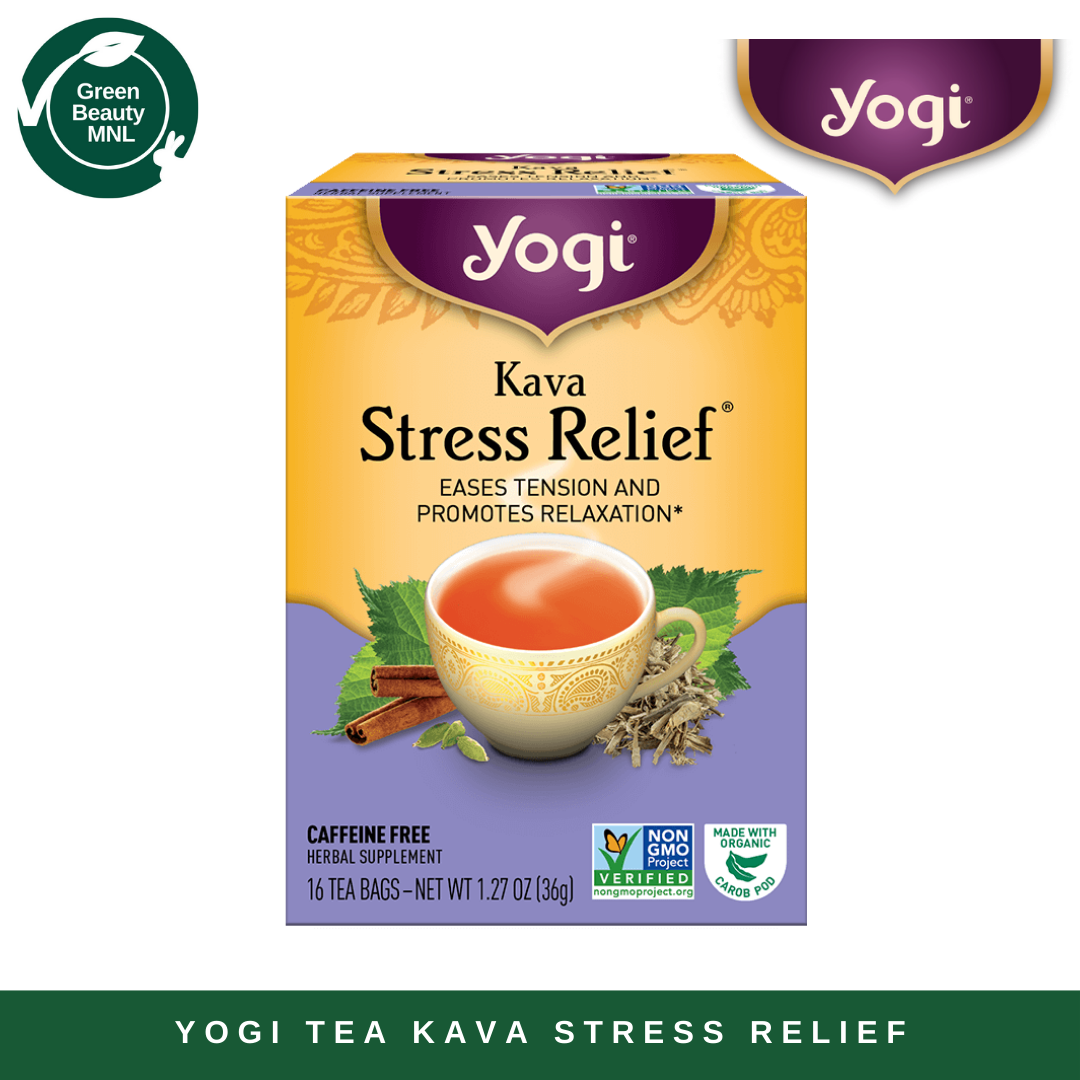 Yogi Tea Kava Stress Relief 16 Tea Bags with Inspirational Quotes