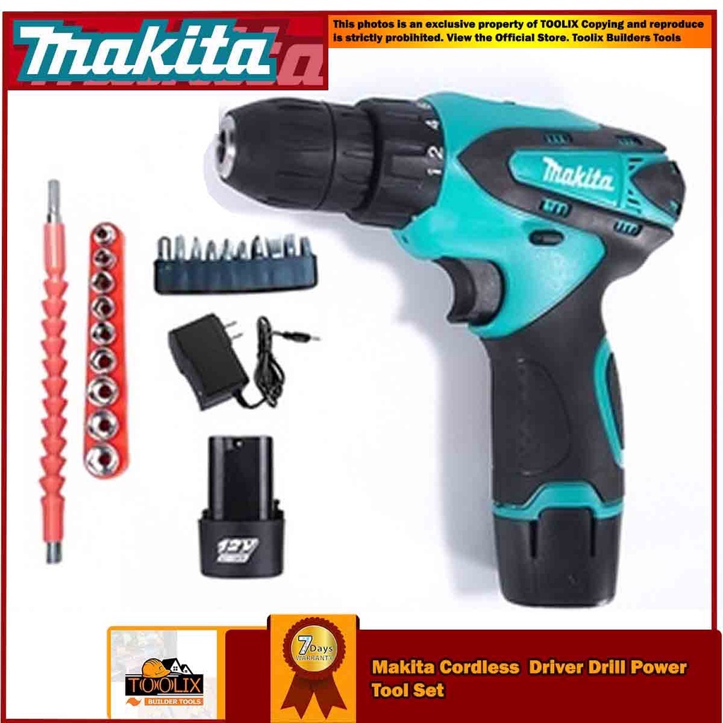 Makit a Cordless Drill Set Portable Electric Drill Set Cordless Hand