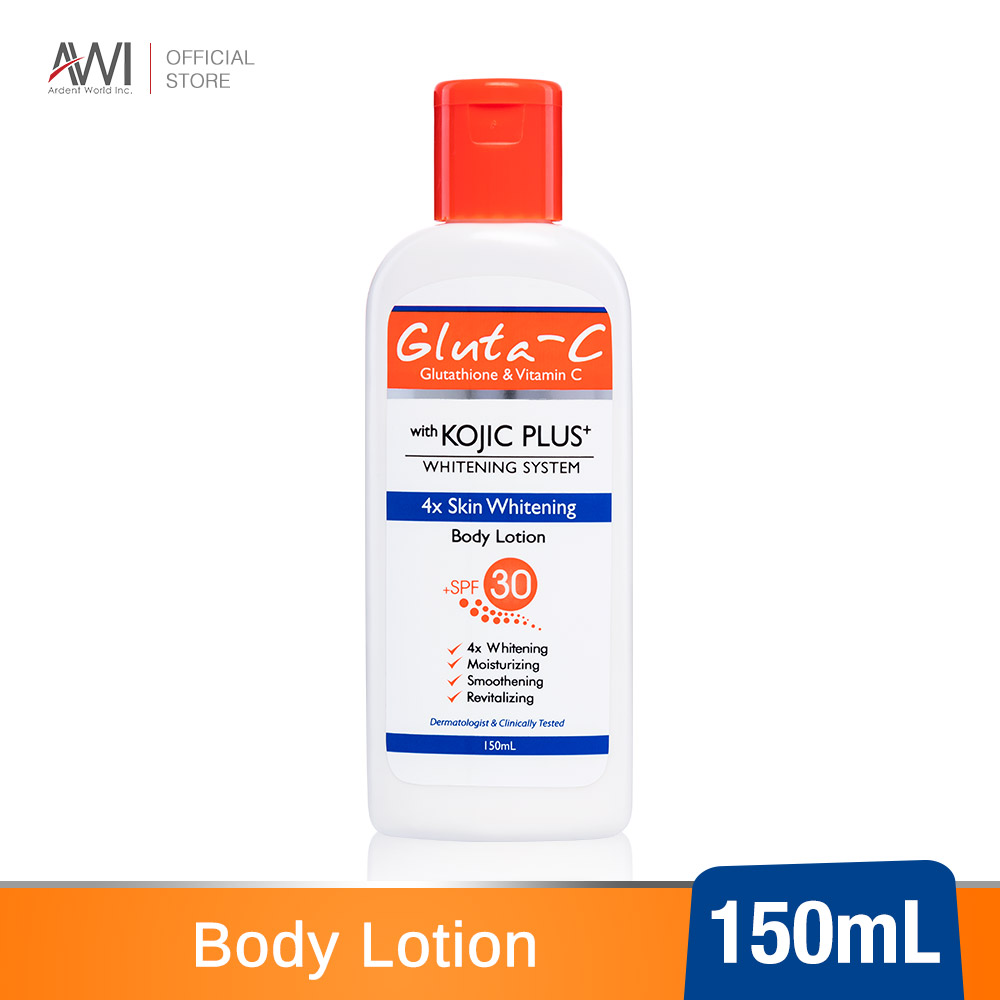 glutathione whitening lotion with spf 30 Gluta-C Kojic Plus+ 150mL Intense Moisturizing Lotion Paraben-Free Anti-Aging Body Lotion Dermatologist Tested Sun Protection Lotion - Lazada Glutathione Boost IV in Quantity:100 Capsules Skin Bright Cream