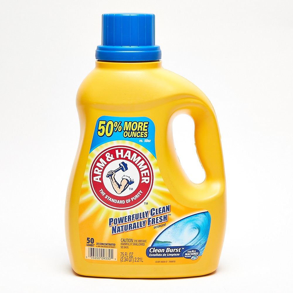 Arm & Hammer Powerfully Clean Burst Liquid Laundry Detergent, 50 loads
