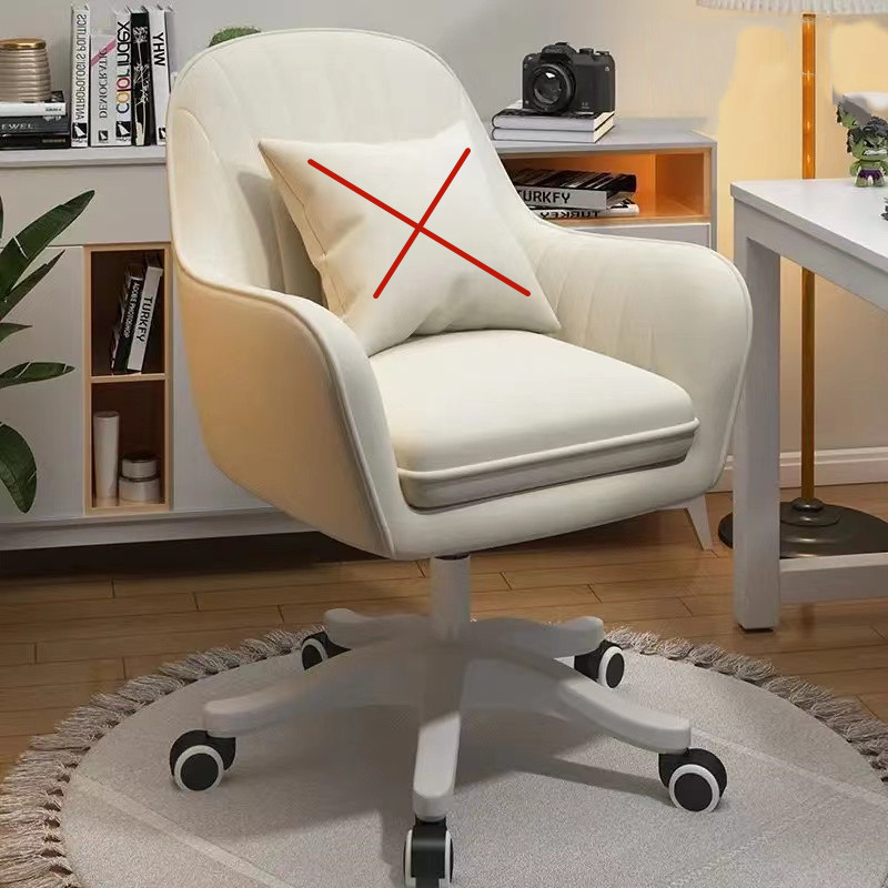 Velvet Computer Chair home swivel chair ins net red chair dressing