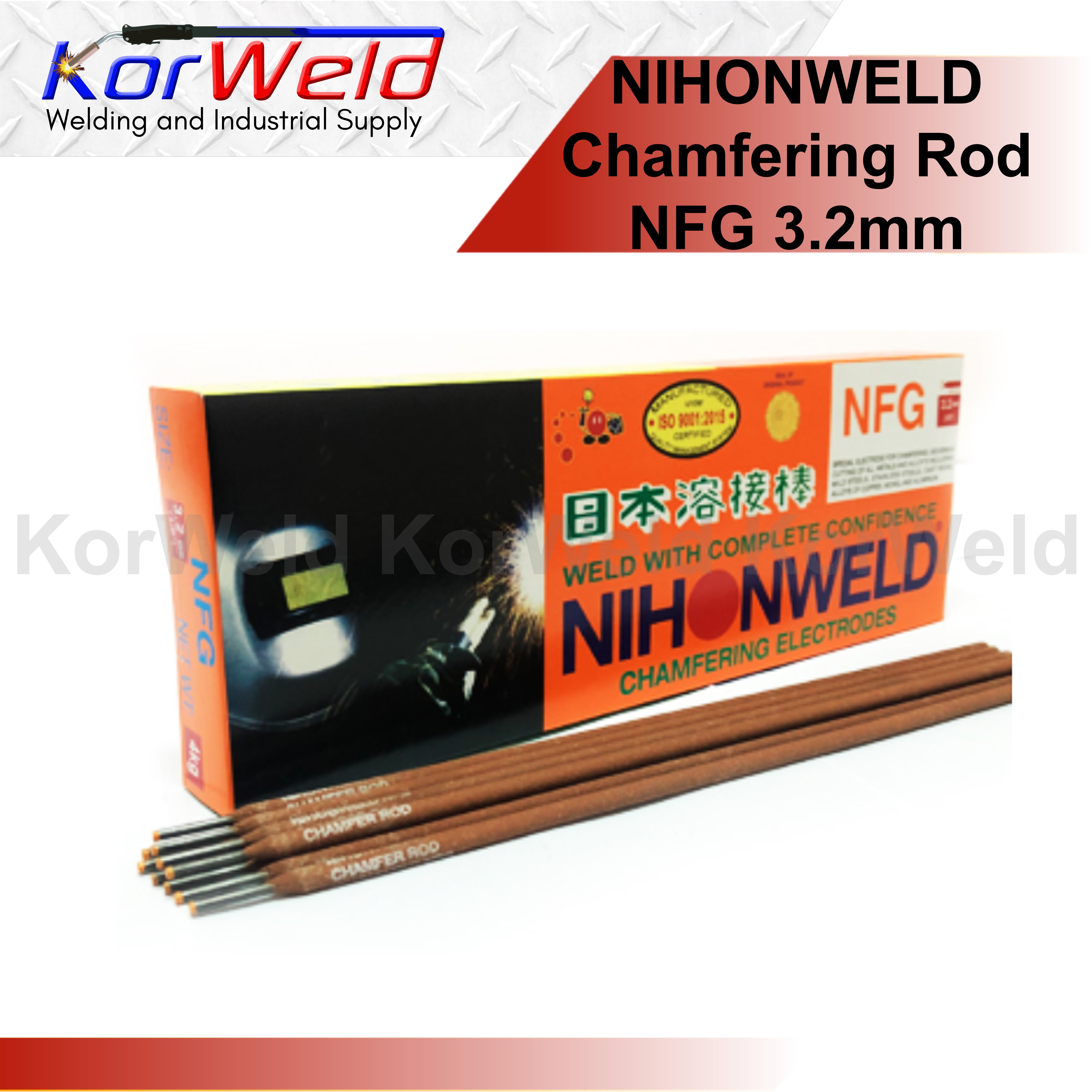 Nihonweld Chamfering Rod NFG 3.2mm (4kgs) Lazada PH