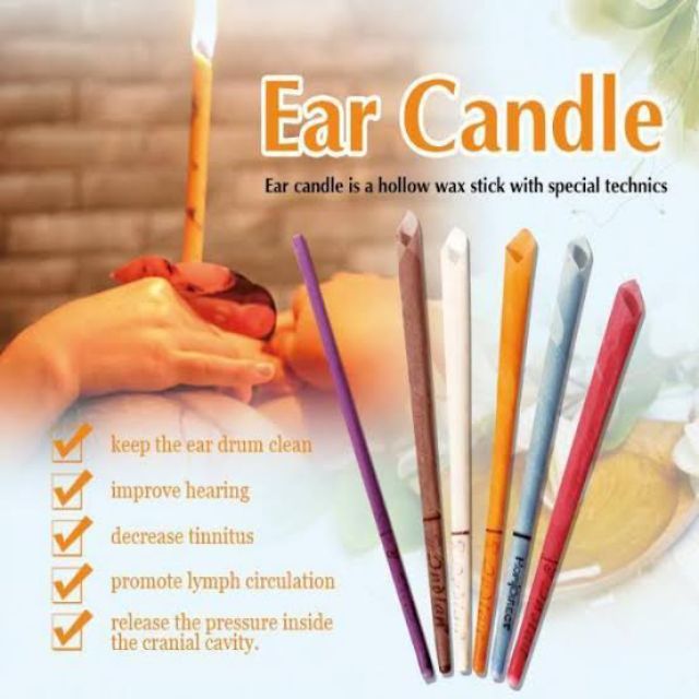 Natural Ear Candle Ear Wax Candling Pair Lazada PH