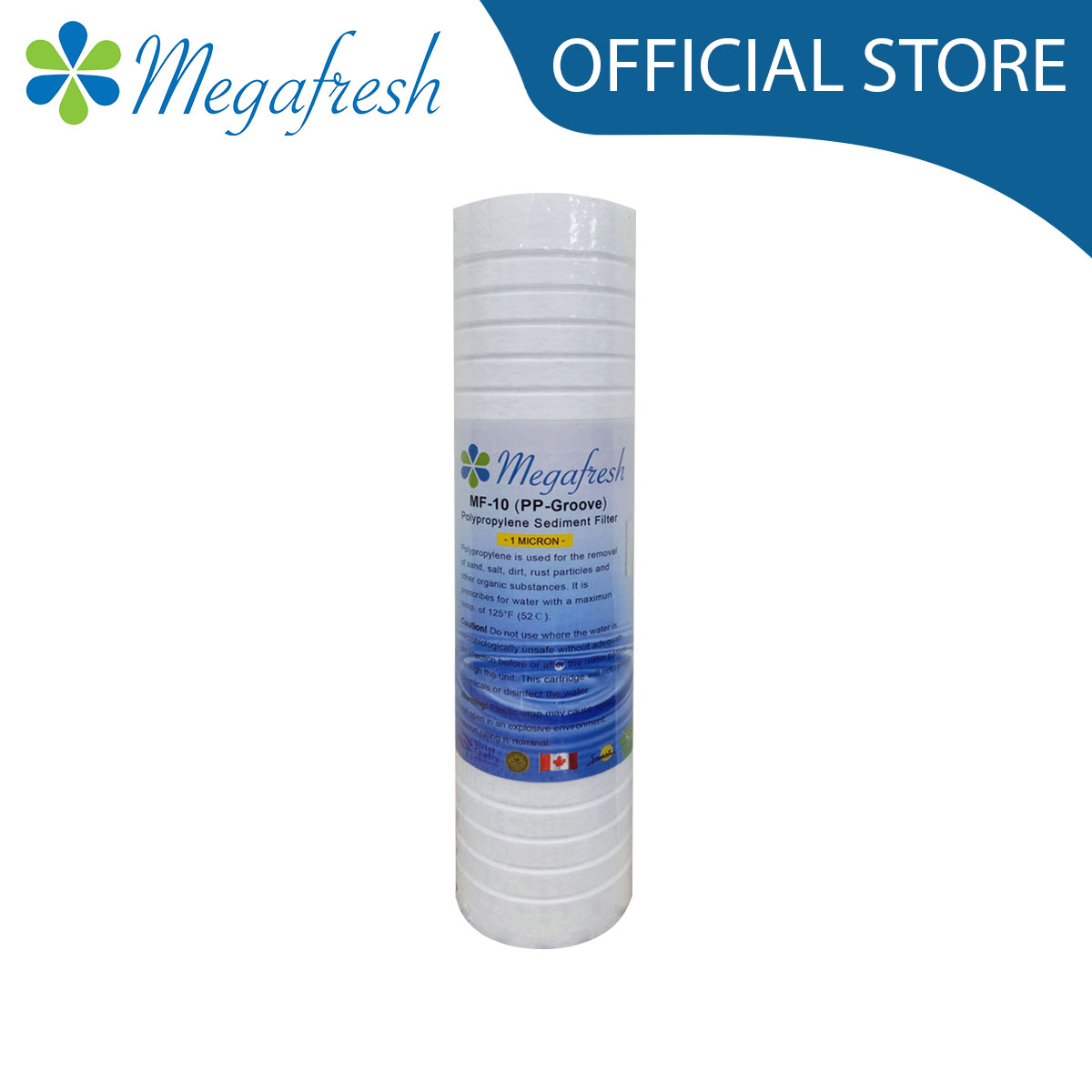 Megafresh MF Groove Water Filter Compatible for FP2, FP3, FA2, and