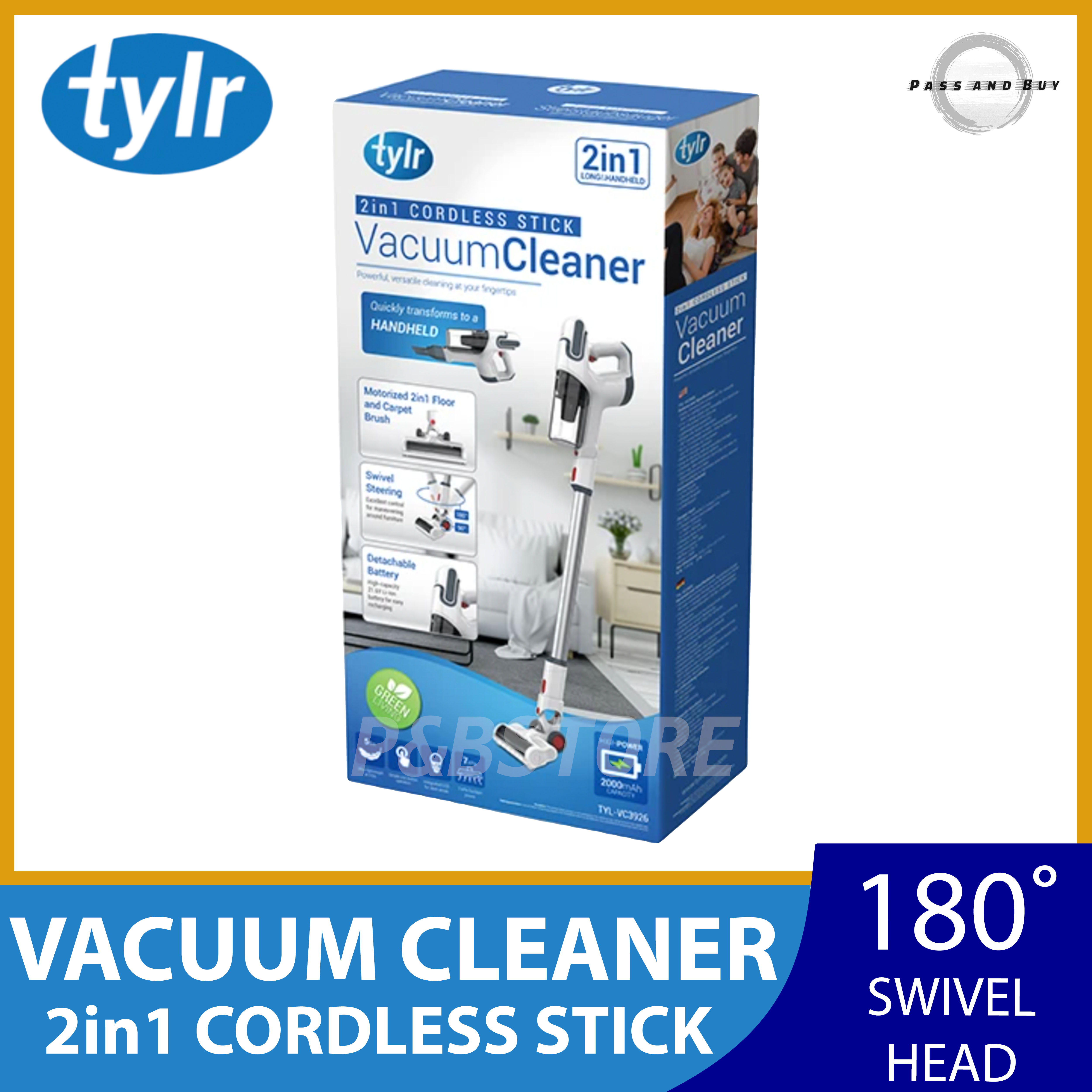 Tylr 2in1 Cordless Stick Vacuum Cleaner for HOME Lazada PH