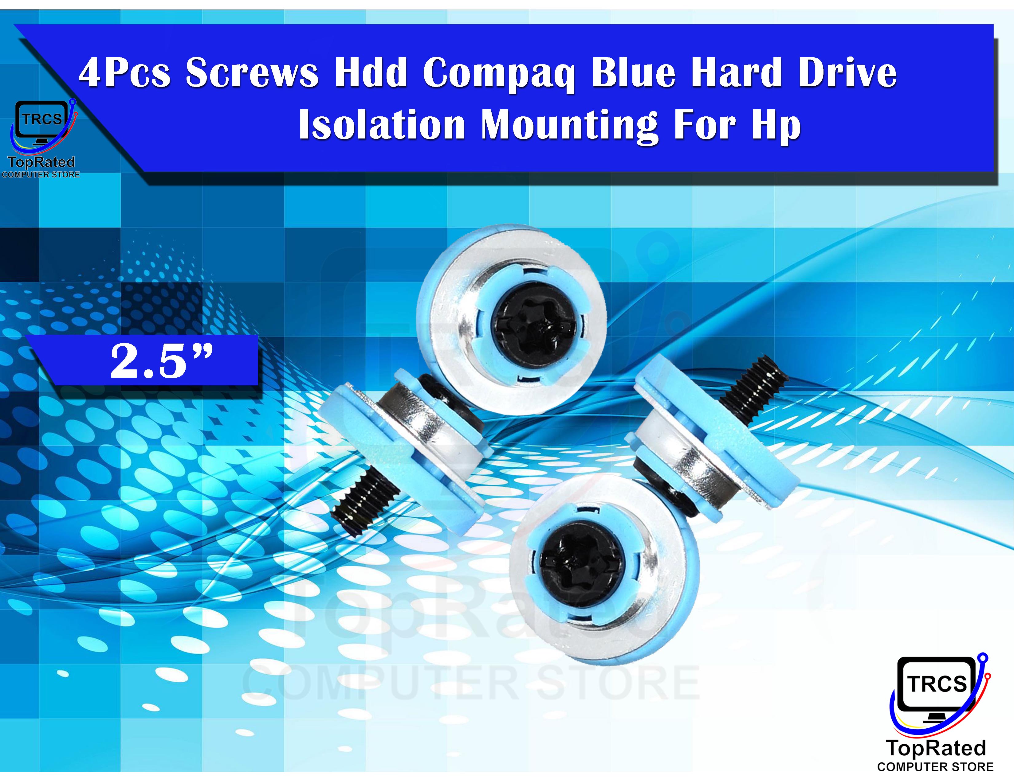 4Pcs Screws 3.5 Hdd Compaq Blue Hard Drive Isolation Mounting For Hp