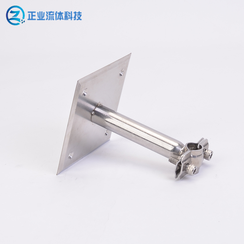 34 stainless steel pipe bracket with base square plate bracket fixed