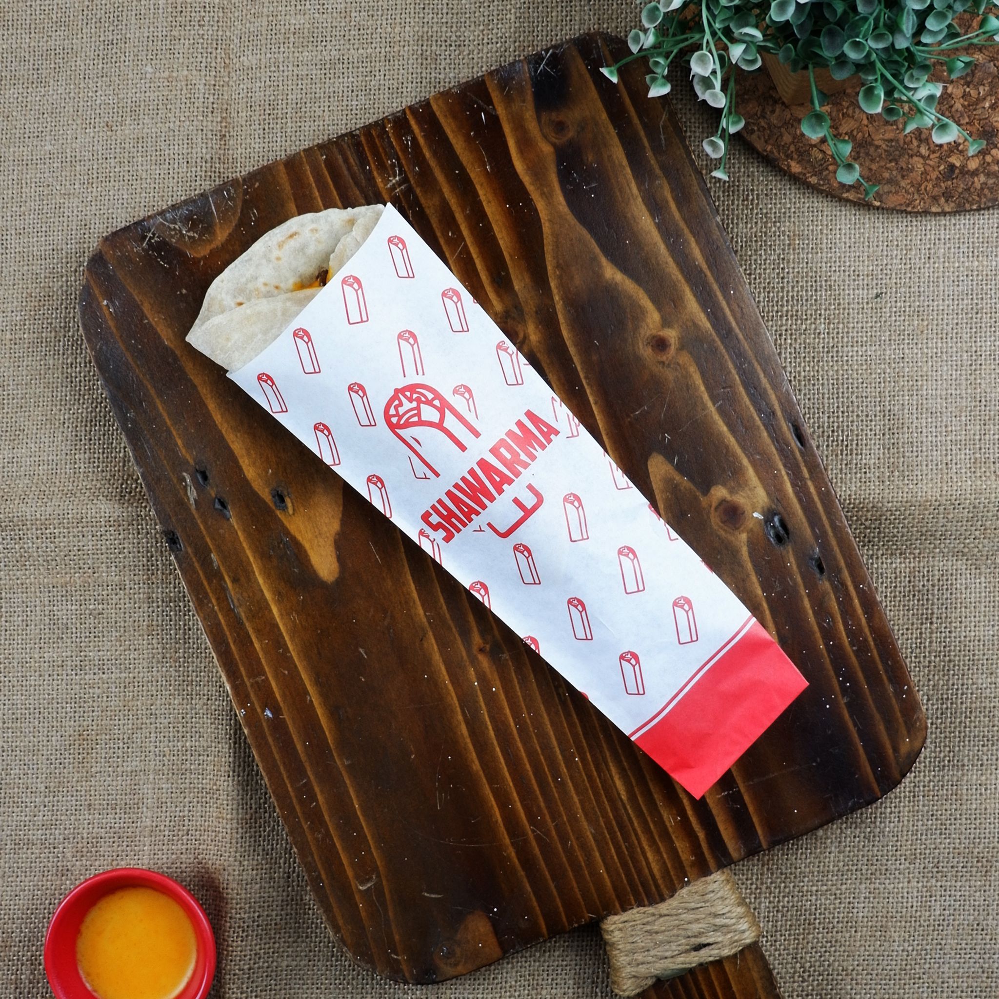 Shawarma Wrapper Gen3 Design SMALL (GOOD FOR 5-7 INCHES PITA ...