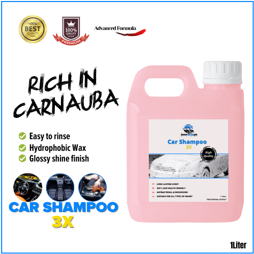 [ Glossy Finish ] Autocleanph Car Shampoo with Wax / Carnauba Wax ...