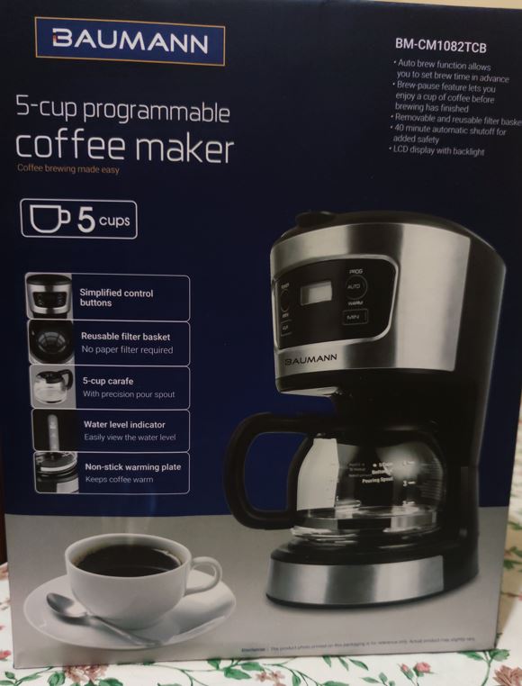 Baumann 5cups Coffee Maker Lazada PH