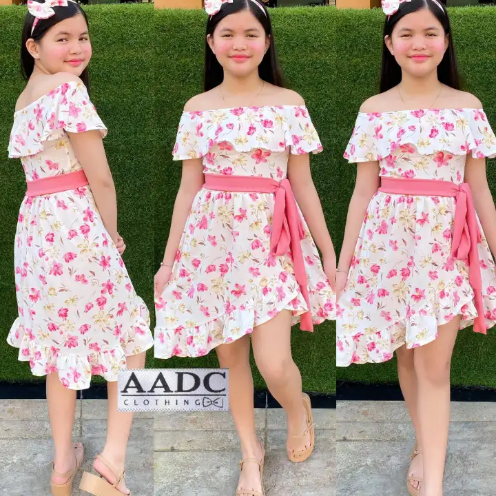 Aadc Clothing Kids Wear Fashion For Girls Abby Dress With Turban Lazada Ph