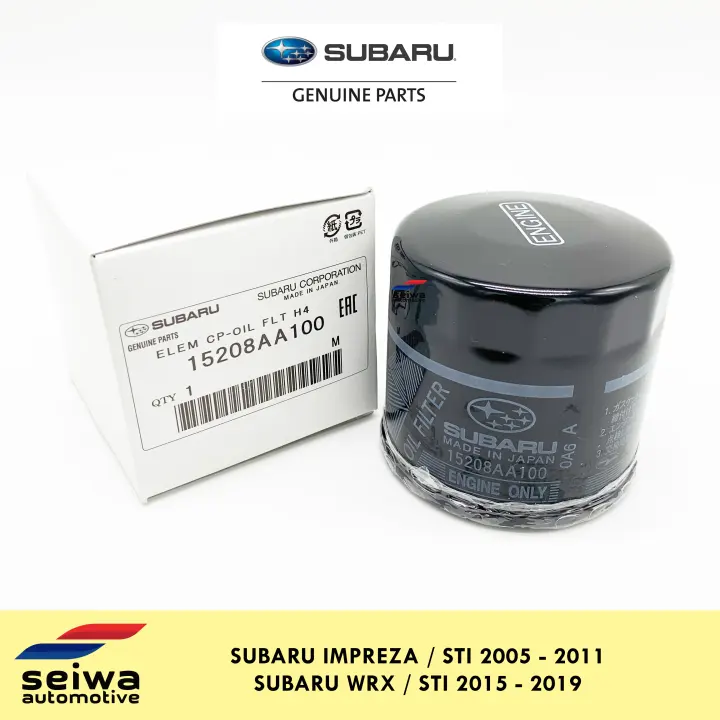 2015 subaru wrx oil filter