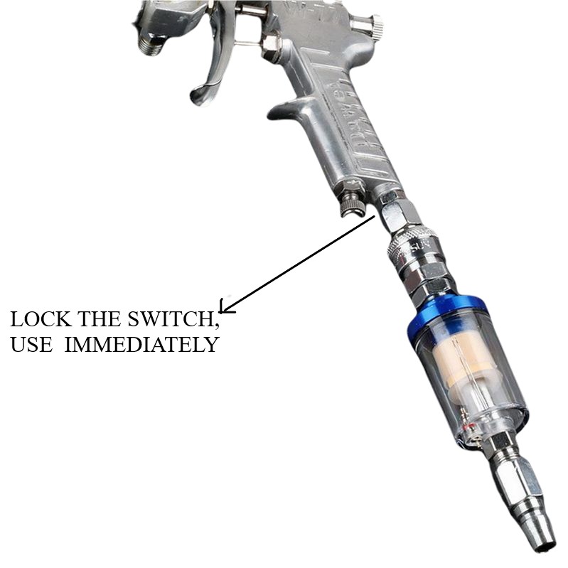 Air Compressor Oil Water Separator Filter Regulator Moisture Trap Spray