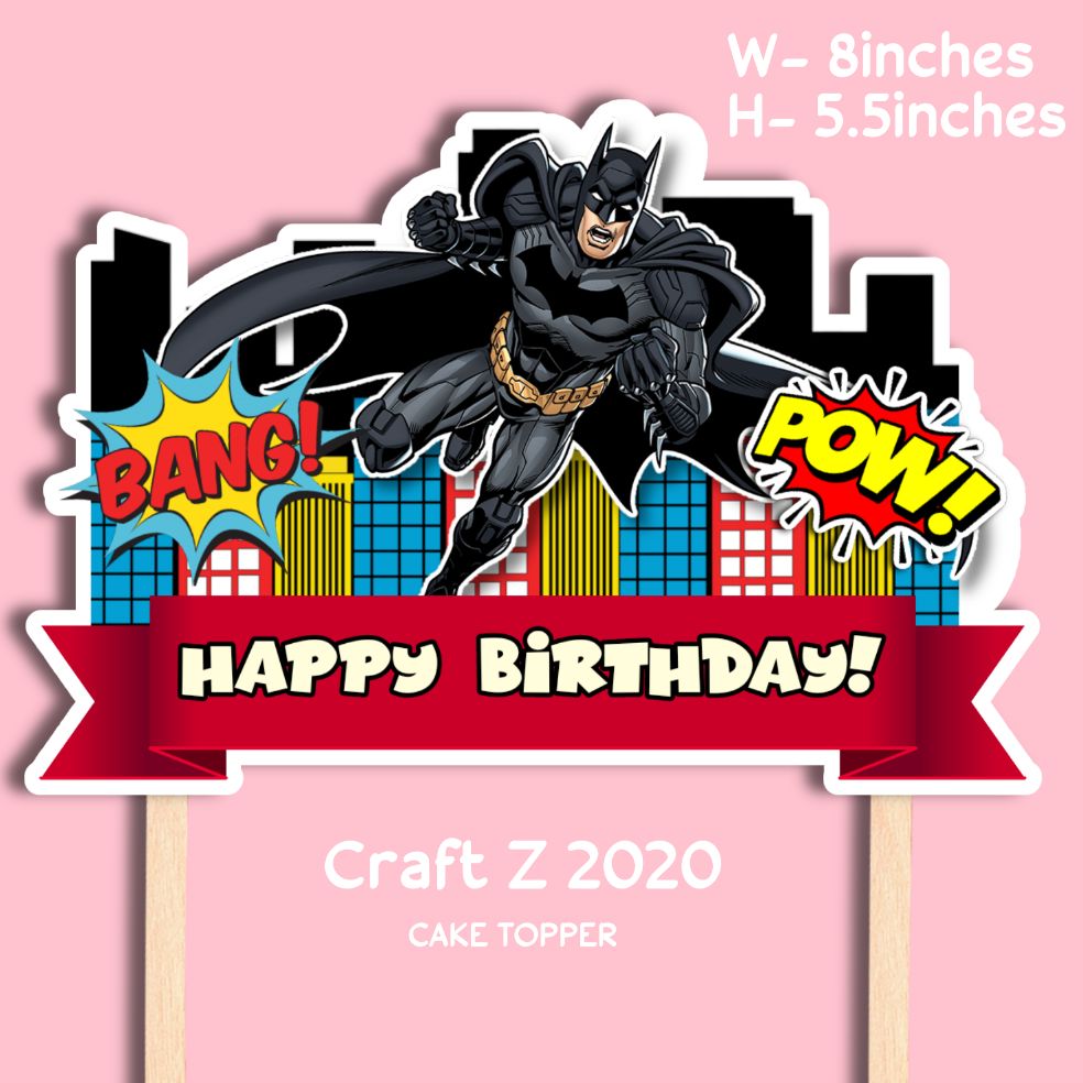 batman cake topper happy birthday | Lazada PH